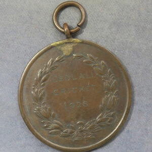 British India Sports medal, bronze Deolali Cricket 1926
