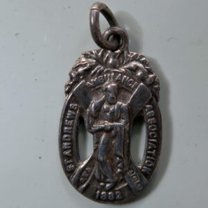 Saint Andrews Ambulance Association fob medal / badge hallmark Birmingham 1926 Scotland