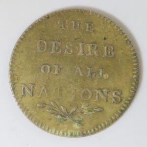 Preliminaries of Peace of Amiens 1 October 1801 = token Desire of all Nations
