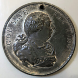 Grand National Jubilee of George III pewter medal 1809 BHM 653 by T Wyon