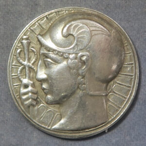 Netherlands silver medal by Chris van der Hoef 1918 2nd Dutch Fair