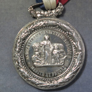 silver prize medal - France Agricultural medal - Bethune, Pas de Calais