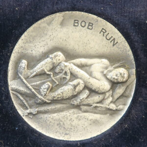 Switzerland Villars Palace Hotel 80% silver medal early Bobsleigh Villars Palace Cup by Hugenin Villars Winter Sports