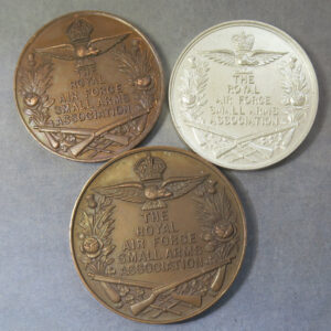 Royal Air Force Small Arms Association medals x3 shooting