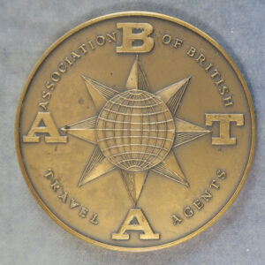 Association of British Travel Agents bronze medal - The Garner Medal of Honour 50.6mm