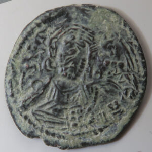 Byzantine Empire - Contemporary copy of Anonymous Follis depicting Christ facing time of Michael VII 1071-78 AD see Sear 1880