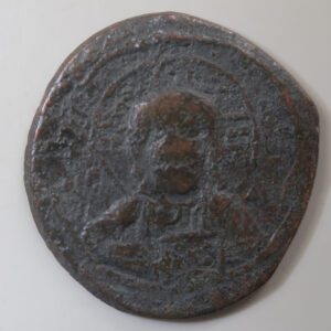 Byzantine Empire - Anonymous Follis depicting Christ facing time of Constantine X 1059+1067 AD Sear 1835