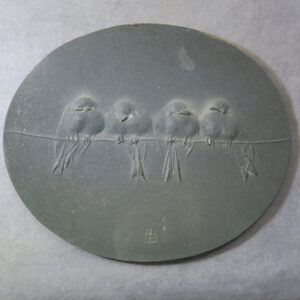 4 Swallow chicks on wire bronze medal