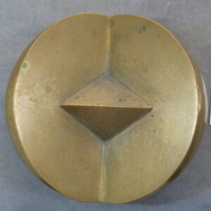 Abstract bronze medal