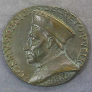 Renaissance Italy Cosimo di Medici Decreto Publice copy cast bronze