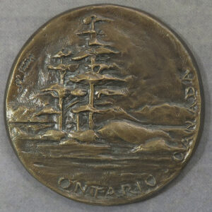 bronze medal lakes and forest trees Ontario Canada