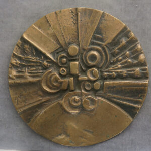 Abstract symbols bronze medal