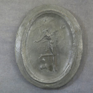 Cast type metal medal Classical nude warrior figure RD135