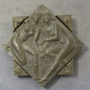 FIDEM XXII Helsinki Finland bronze congress medal in 2 parts 1990 by Kauko Rasanen RD148