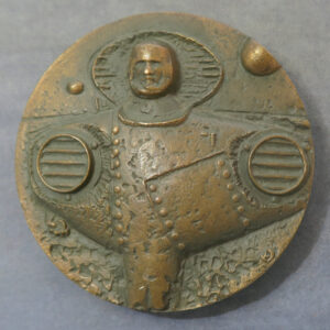 FIDEM XV Helsinki Finland bronze congress medal 1973 astronaut space RD149