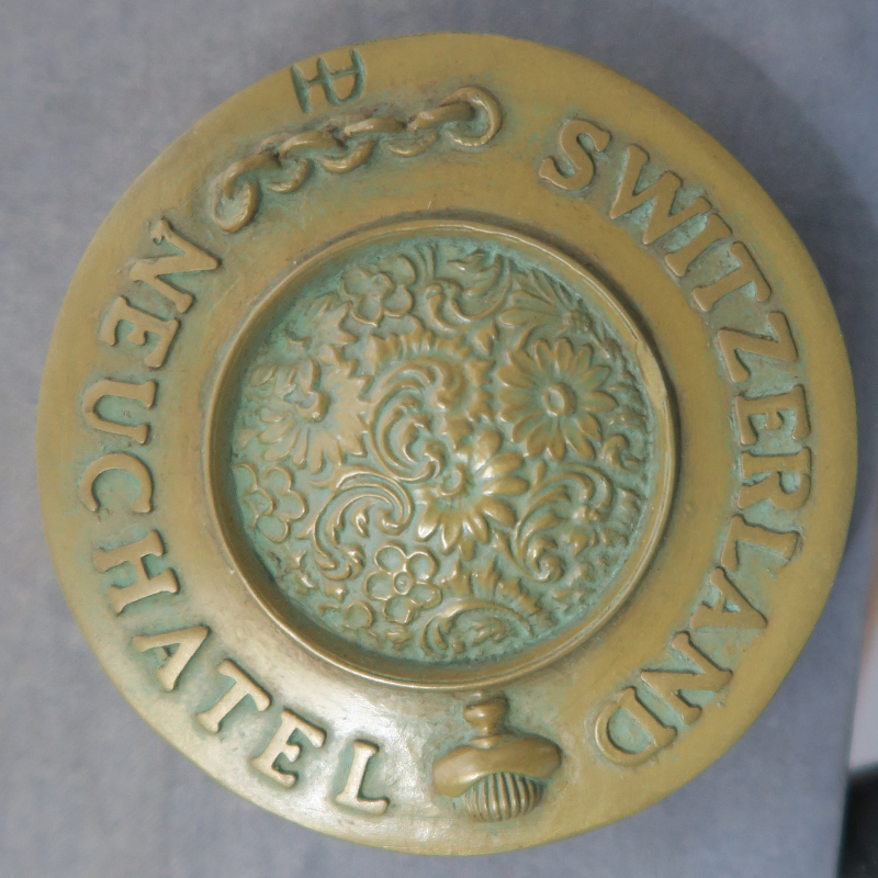 FIDEM XXV Neuchatel Switzerland composite bronze medal 1996 USA Delegation RD151