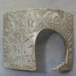 FIDEM XXIX Seixal Portugal composite bronze medal 2004 USA Delegation Mashiko & Stevens Sollman RD153