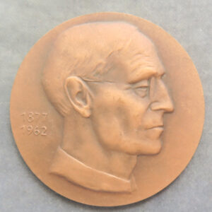 Portrait of Hermann Hesse bronze medal RD 194