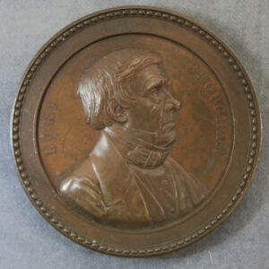 GB 11857 Lord Brougham , Inauguration of Birmingham National Association for the Promotion of Social Science by J Moore bronze medal
