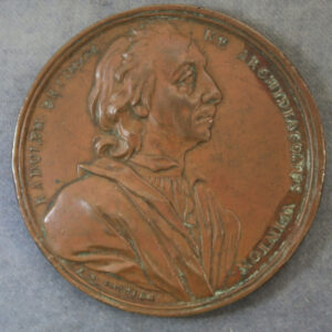 GB Lbronze nedal 1742/3 Radulph Brideoake Bishop of Winchester - commemorative by J Dassier