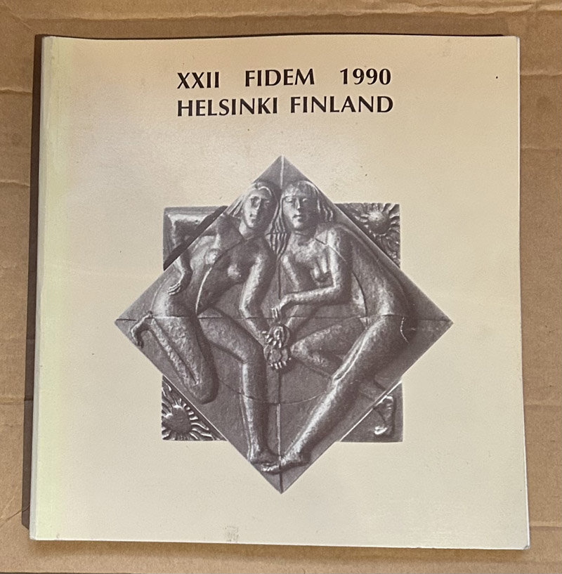 Catalogue exhibition art medals XXII FIDEM Helsinki 1990