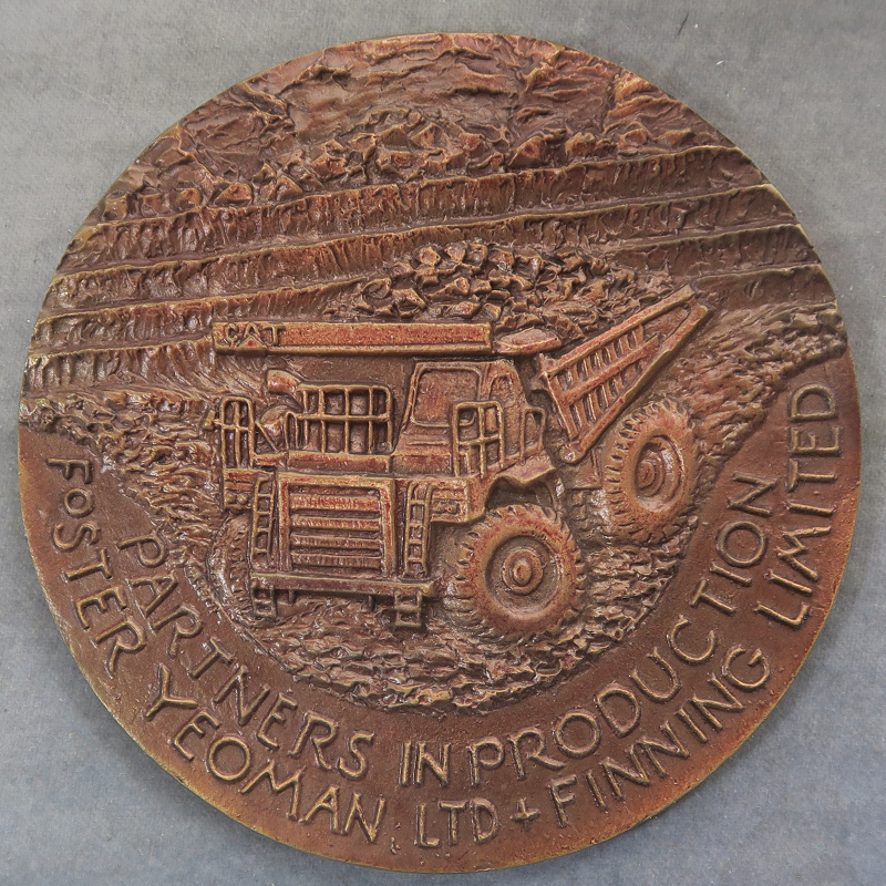 Scotland: Glensanda Quarry 1995 Foster Yeoman & Finning bronze medal by Ron Dutton RD210