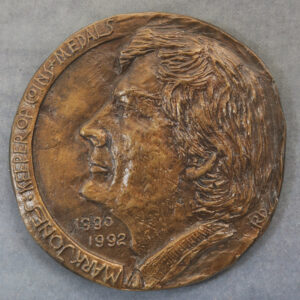 GB Mark Jones Keeper Coins & Medals British Museum landscape bronze medal 1992 by Ron Dutton RD214